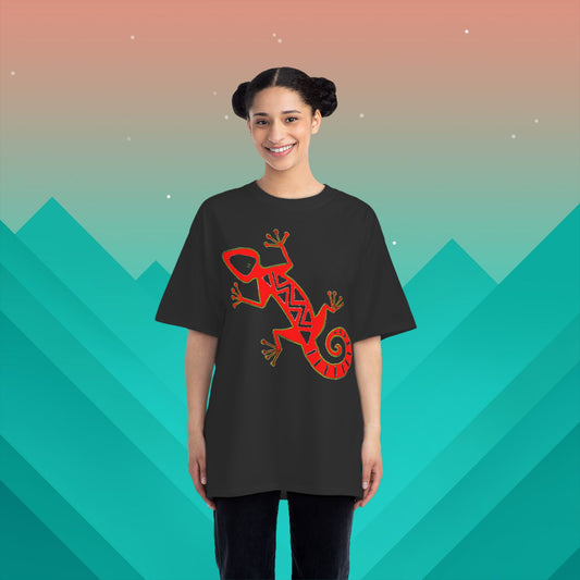 Gecko T-Shirt: (Hanes Beefy-T 100% Preshrunk Cotton Custom Printed by TheGlassyLass.com