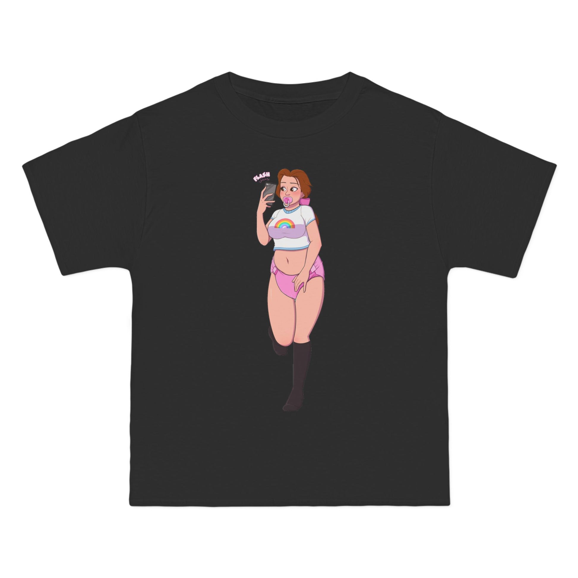 Selfie Time T-Shirt: (Hanes Beefy-T 100% Preshrunk Cotton Custom Printed by TheGlassyLass.com