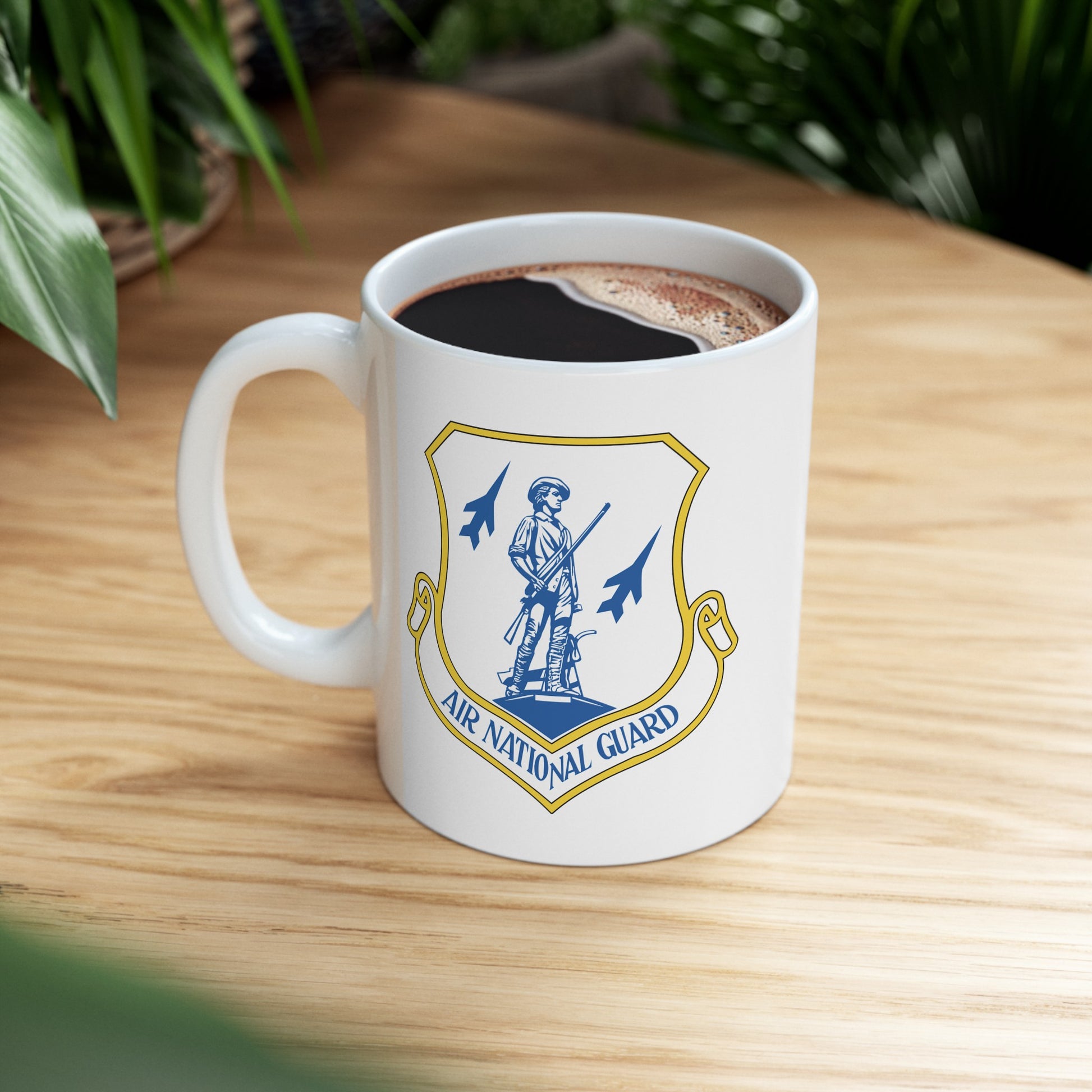 US Air Force Air National Guard - Double Sided White Ceramic Coffee Mug 11oz by TheGlassyLass.com