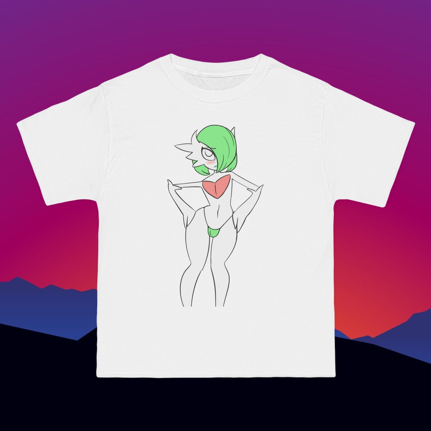 Bikini Bod T-Shirt: (Hanes Beefy-T 100% Preshrunk Cotton) Custom Printed by TheGlassyLass.com