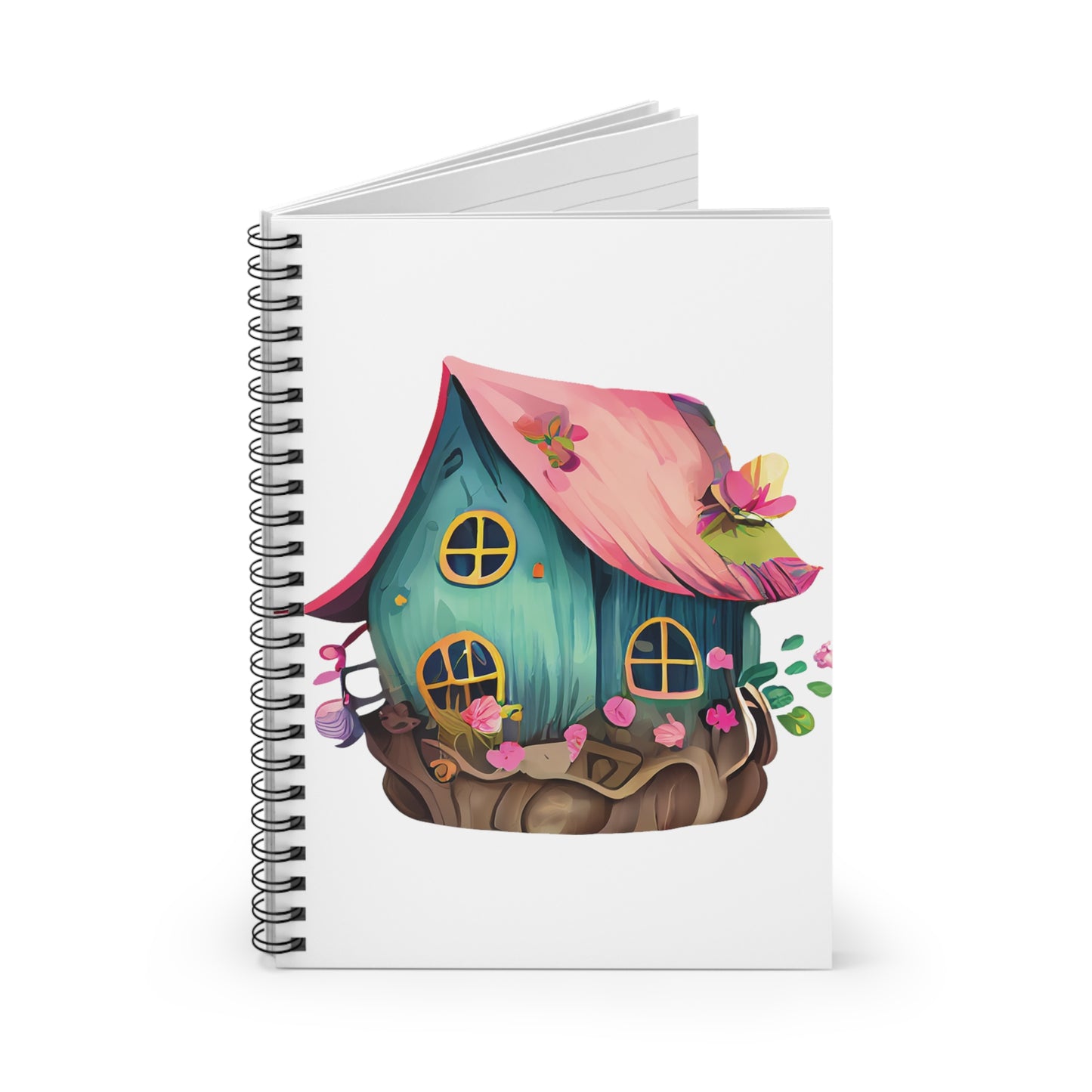 Fairy House: Spiral Notebook - Log Books - Journals - Diaries - and More Custom Printed by TheGlassyLass