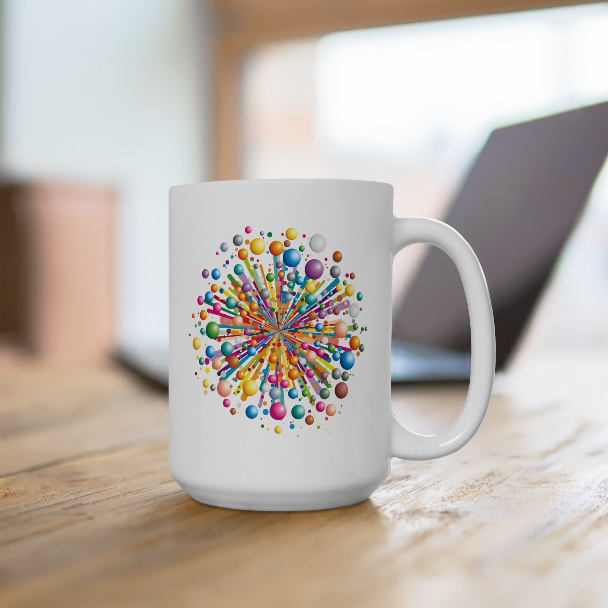 Big Bang Theory Coffee Mug - Double Sided White Ceramic 15oz by TheGlassyLass.com