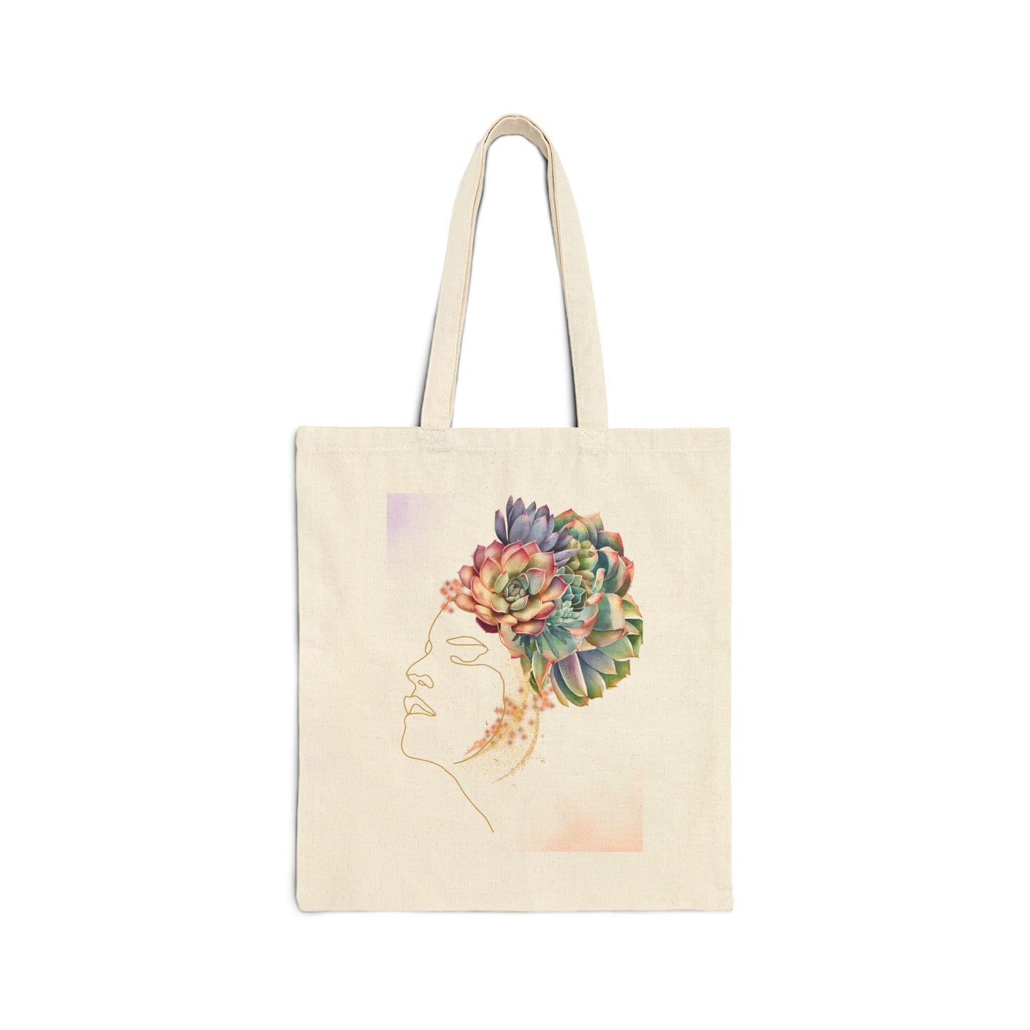 Goddess Logo Tote Bag - Heavyweight 100% Cotton Canvas by TheGlassyLass.com