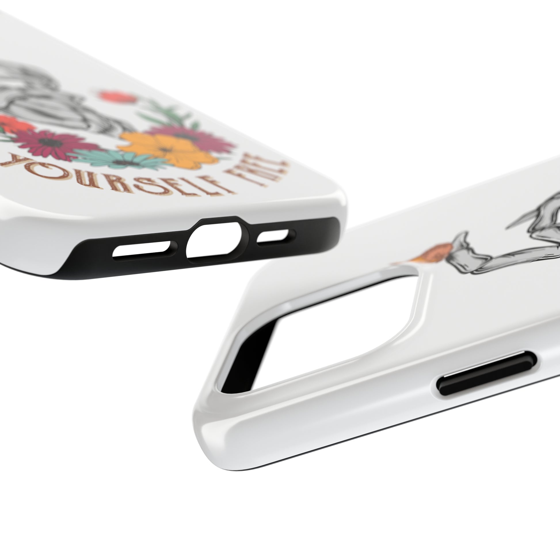 Skeleton Butterfly: iPhone Tough Case Design - Wireless Charging - Superior Protection - Original Designs by TheGlassyLass.com