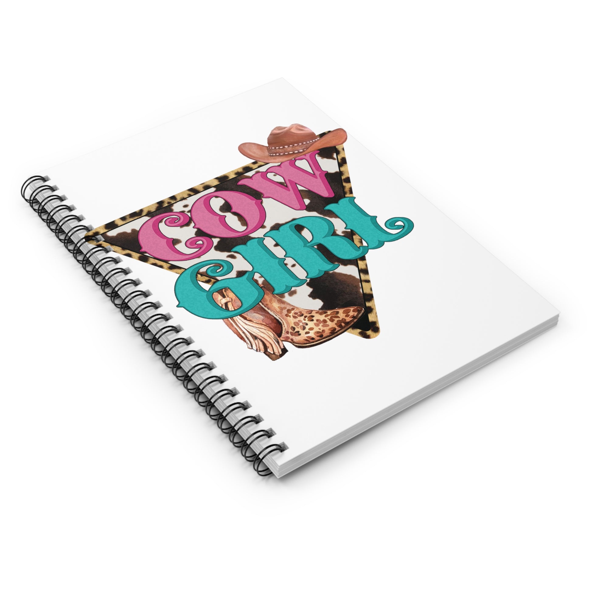 Cowgirl: Spiral Notebook - Log Books - Journals - Diaries - and More Custom Printed by TheGlassyLass