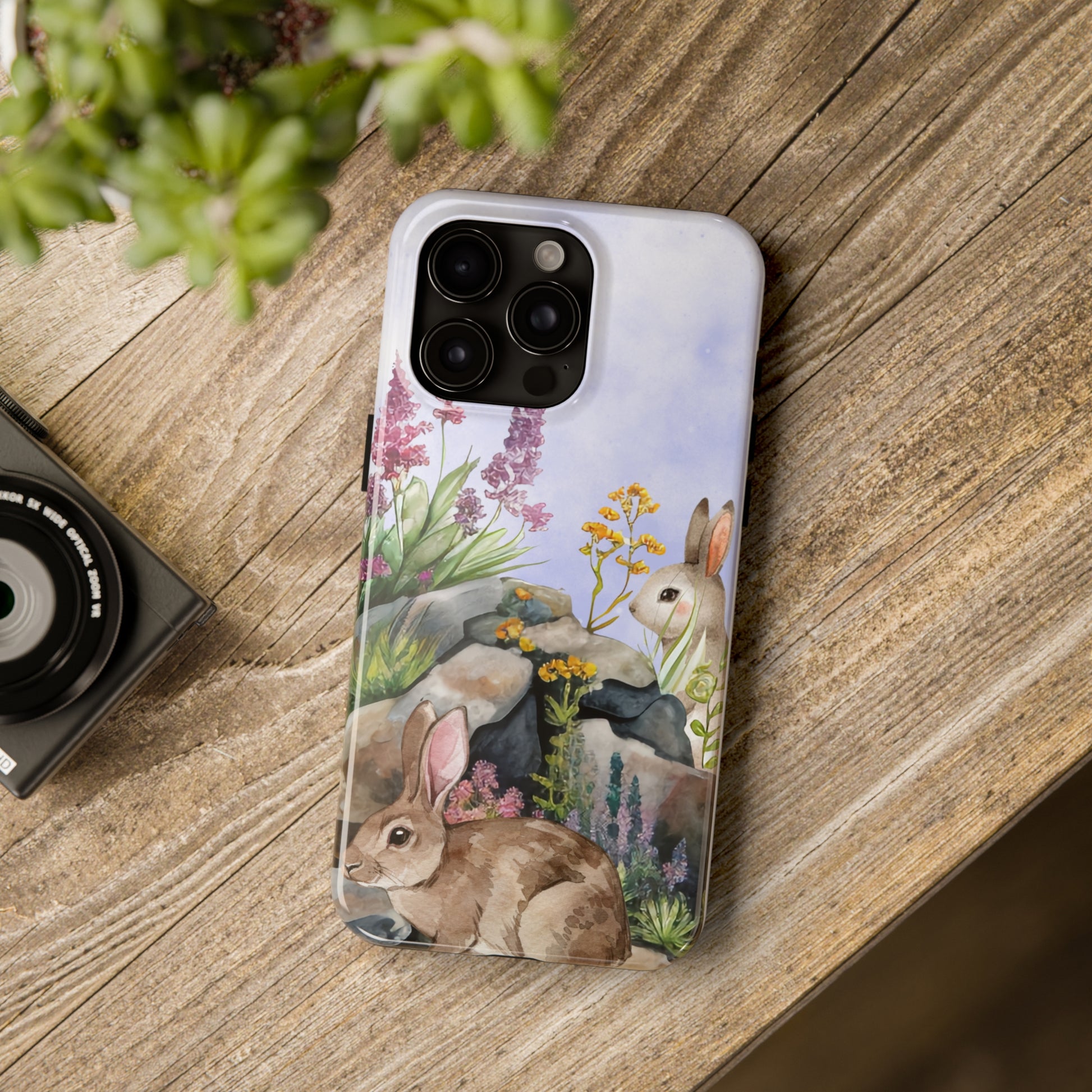 Mr & Mrs Bunny: iPhone Tough Case Design - Wireless Charging - Superior Protection - Original Designs by TheGlassyLass.com