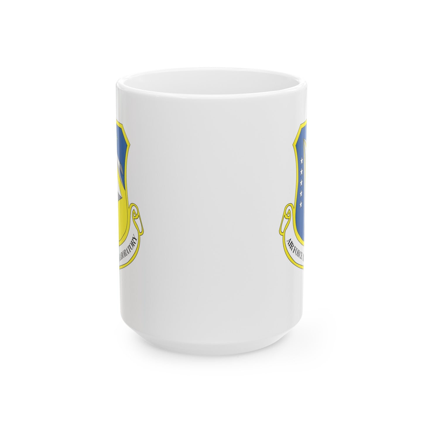Air Force Research Laboratory - Double Sided White Ceramic Coffee Mug 15oz by TheGlassyLass.com