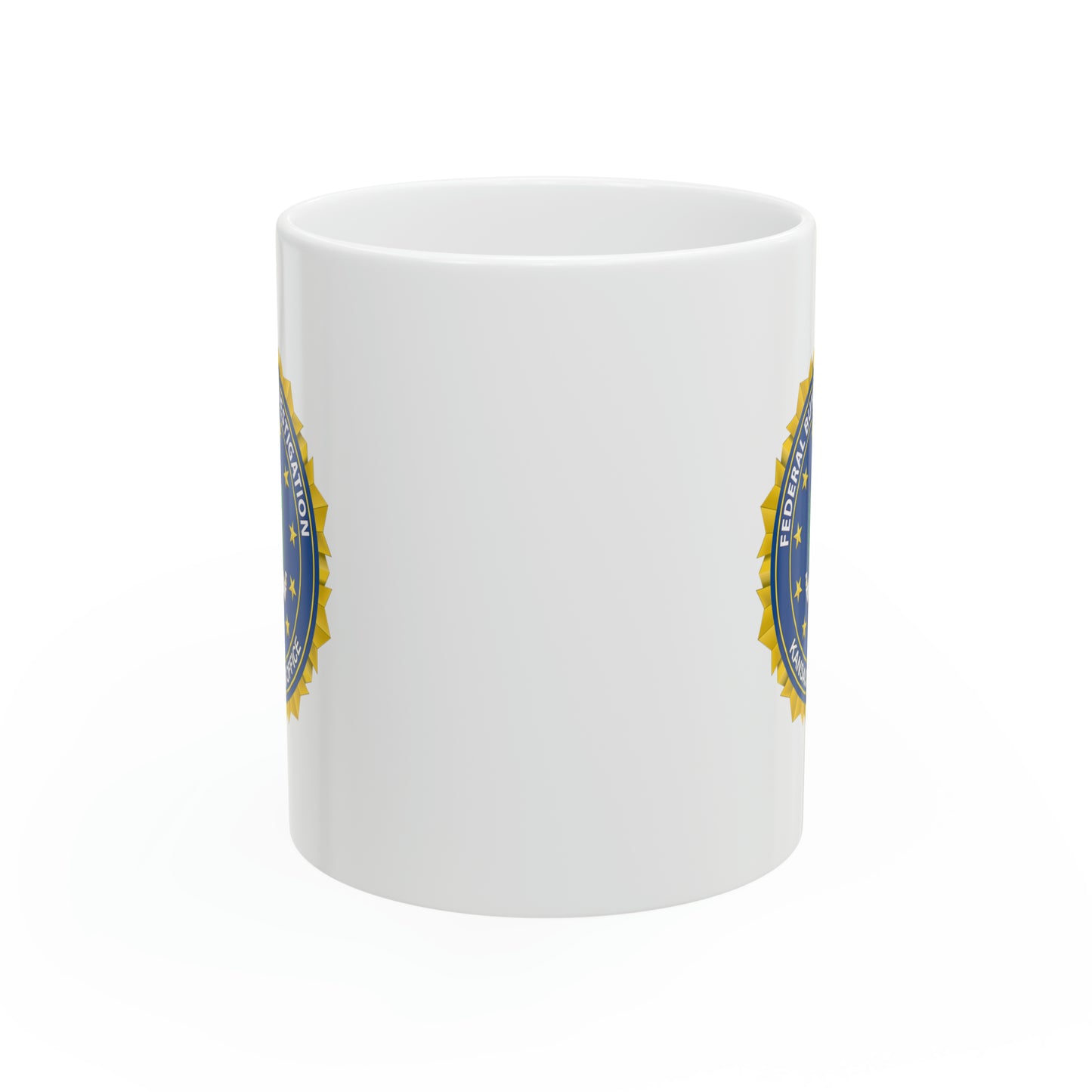The FBI Kansas City Field Office Coffee Mug - Double Sided 11oz White Ceramic by TheGlassyLass.com