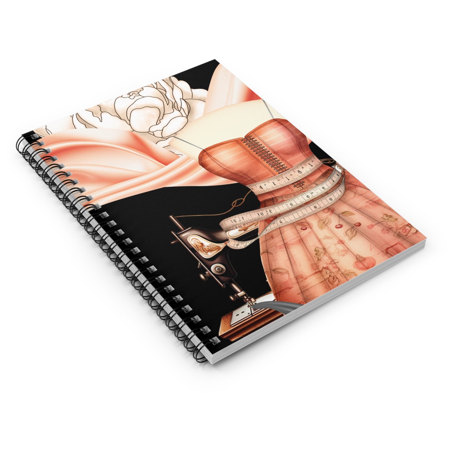 Measure Twice: Spiral Notebook - Log Books - Journals - Diaries - and More Custom Printed by TheGlassyLass