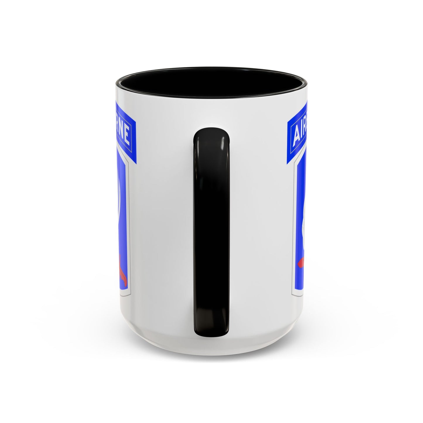 173rd Airborne Brigade Seal Coffee Mug - Double Sided Print, Black Accent White Ceramic, 15oz by TheGlassyLass.com