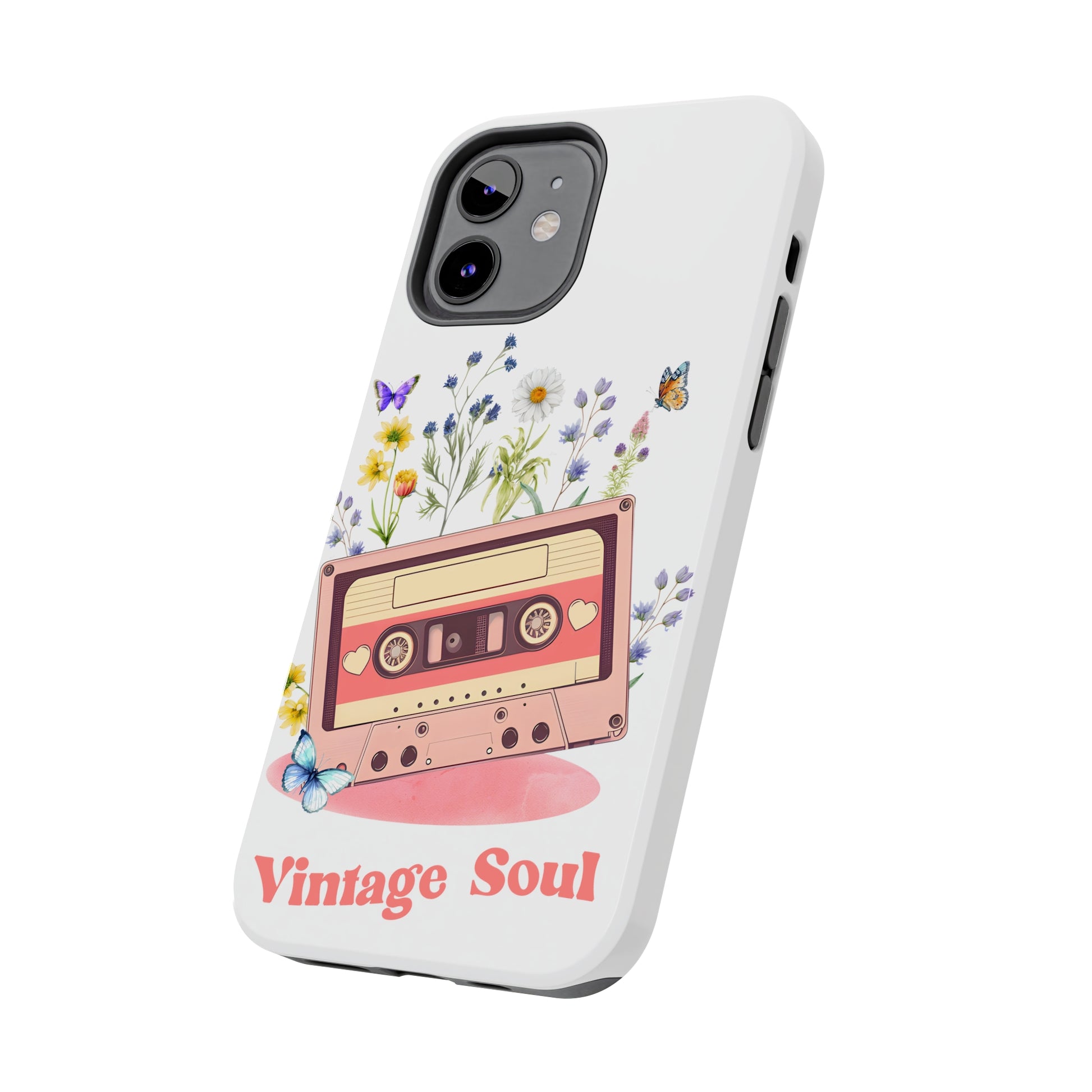 Vintage Soul: iPhone Tough Case Design - Wireless Charging - Superior Protection - Original Designs by TheGlassyLass.com