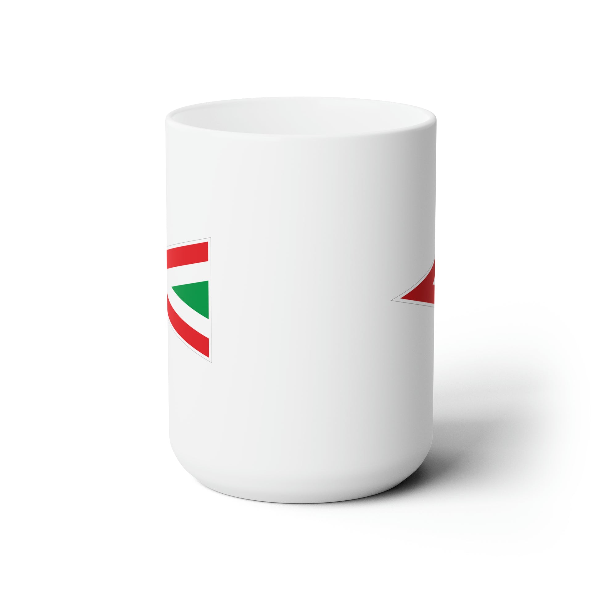 Hungarian Air Force Roundel Coffee Mug - Double Sided White Ceramic 15oz - by TheGlassyLass.com