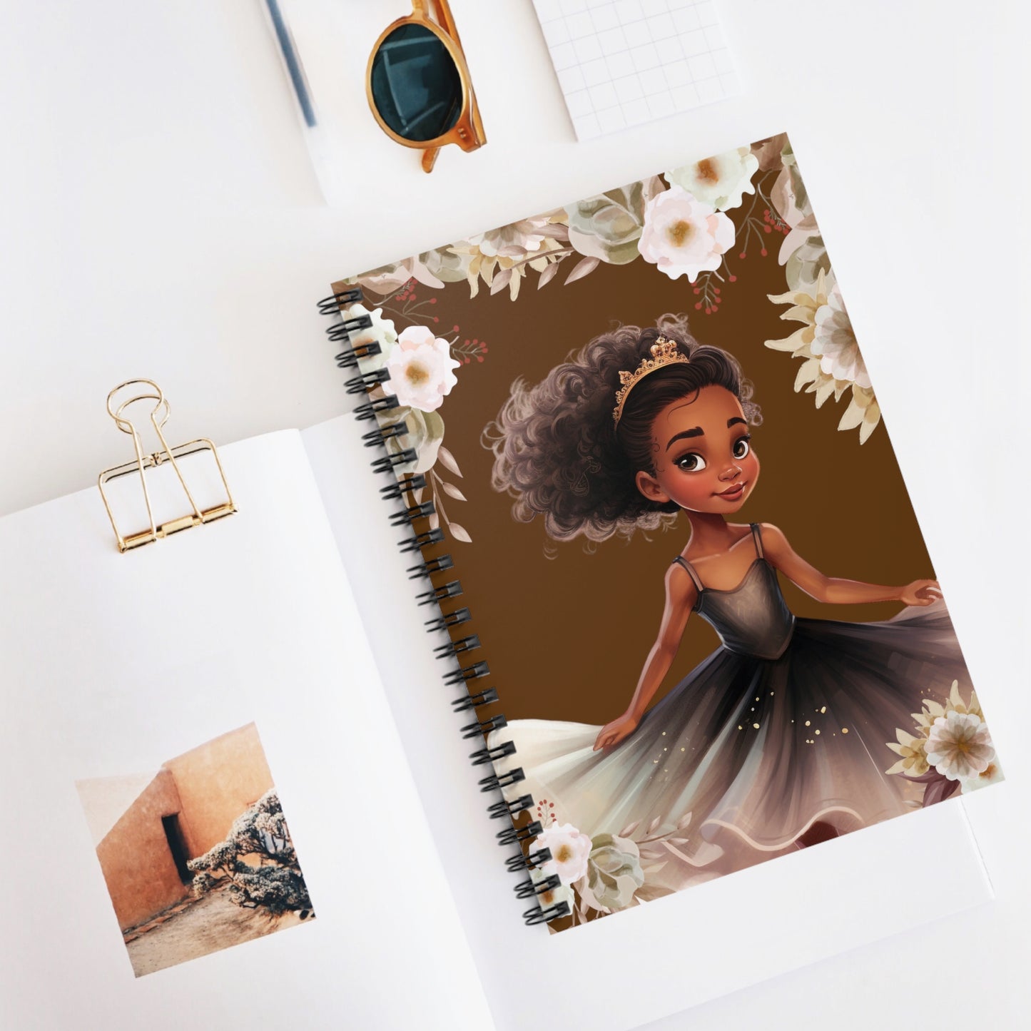 Prima Ballerina: Spiral Notebook - Log Books - Journals - Diaries - and More Custom Printed by TheGlassyLass