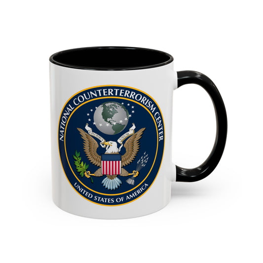 National Counterterrorism Center - Double Sided Black Accent White Ceramic Coffee Mug 11oz by TheGlassyLass.com