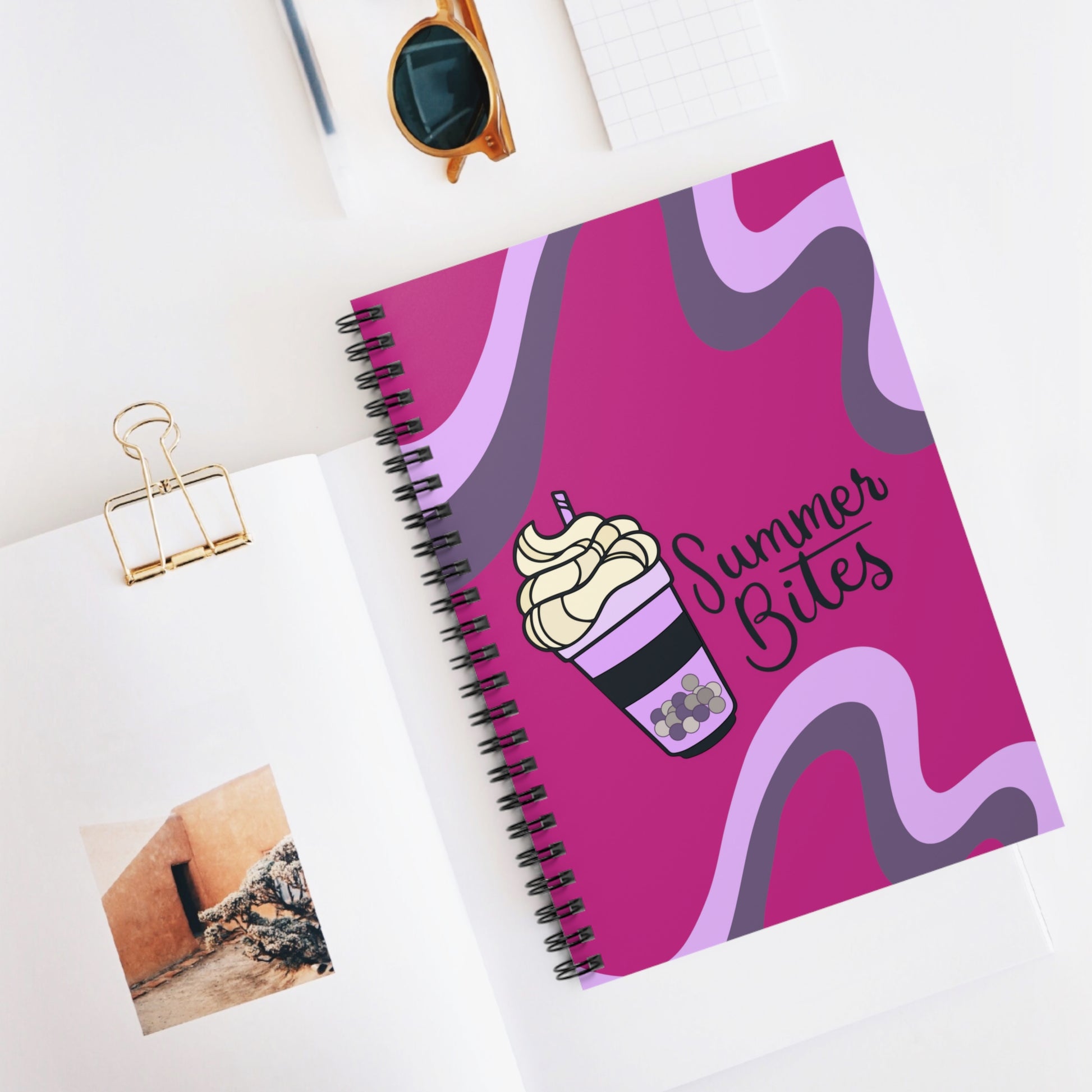 Summer Bites: Spiral Notebook - Log Books - Journals - Diaries - and More Custom Printed by TheGlassyLass.com