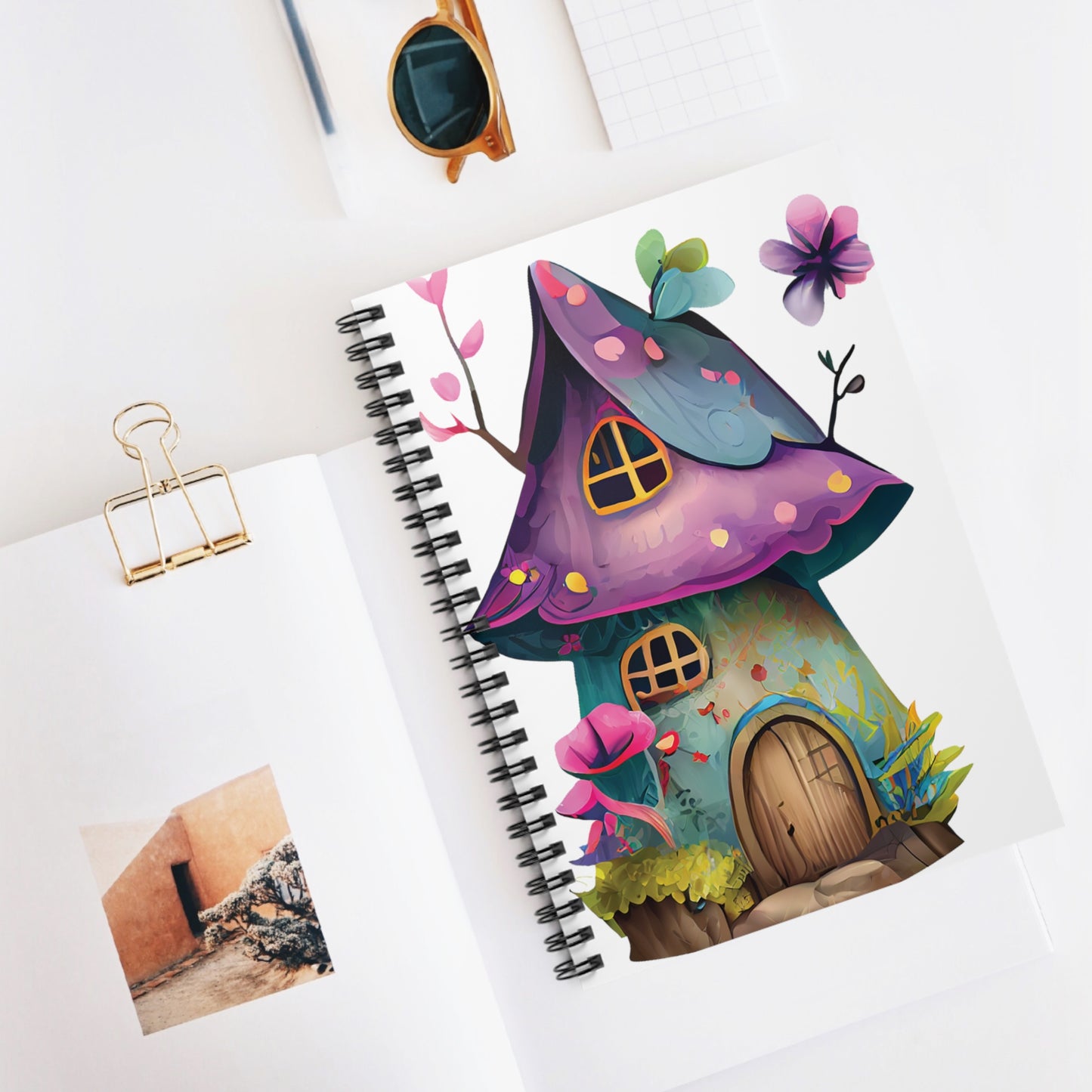 Fairy House: Spiral Notebook - Log Books - Journals - Diaries - and More Custom Printed by TheGlassyLass