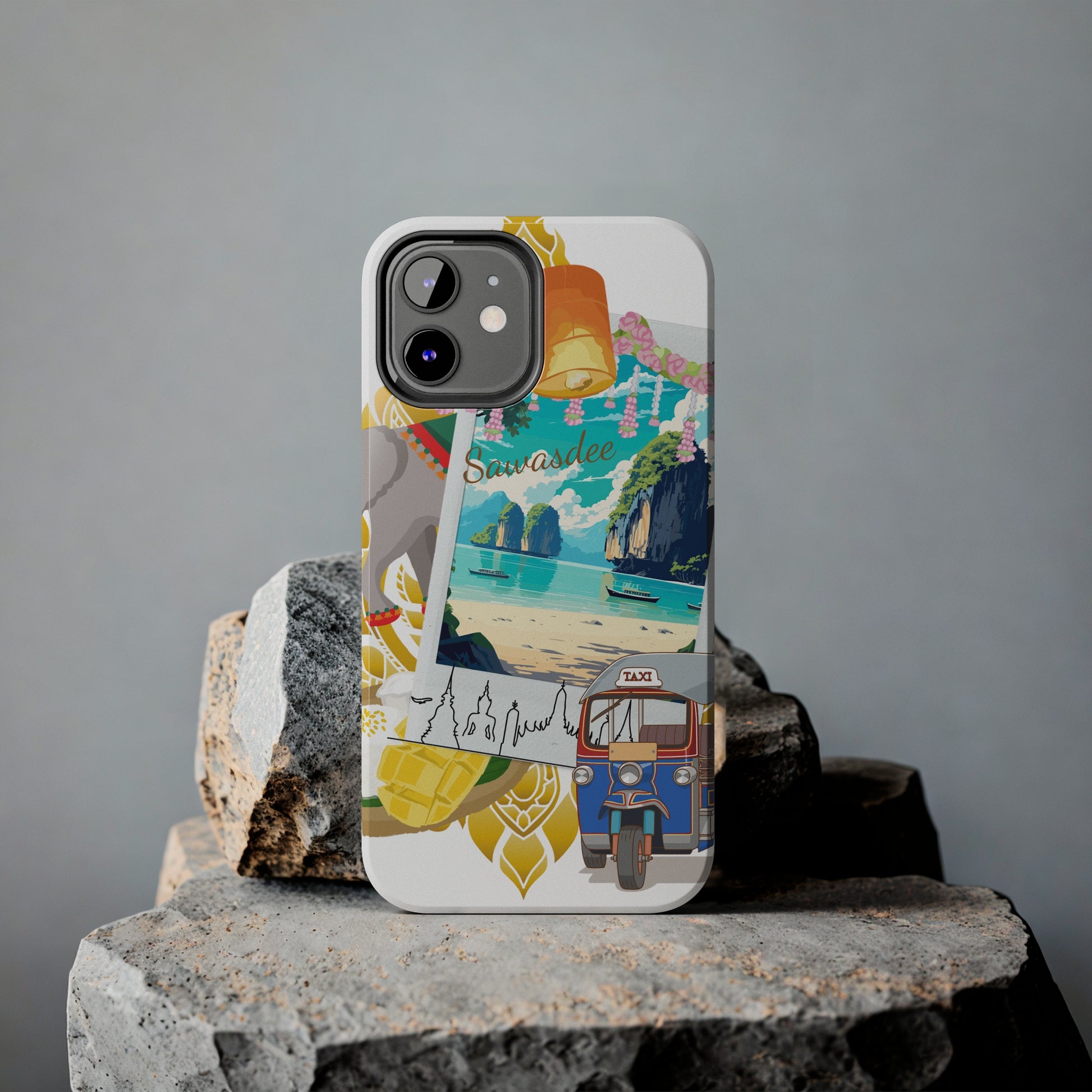 Sawasdee Phuket: iPhone - Tough iPhone Case Design - Wireless Charging - Superior Protection - Original Designs by TheGlassyLass.com
