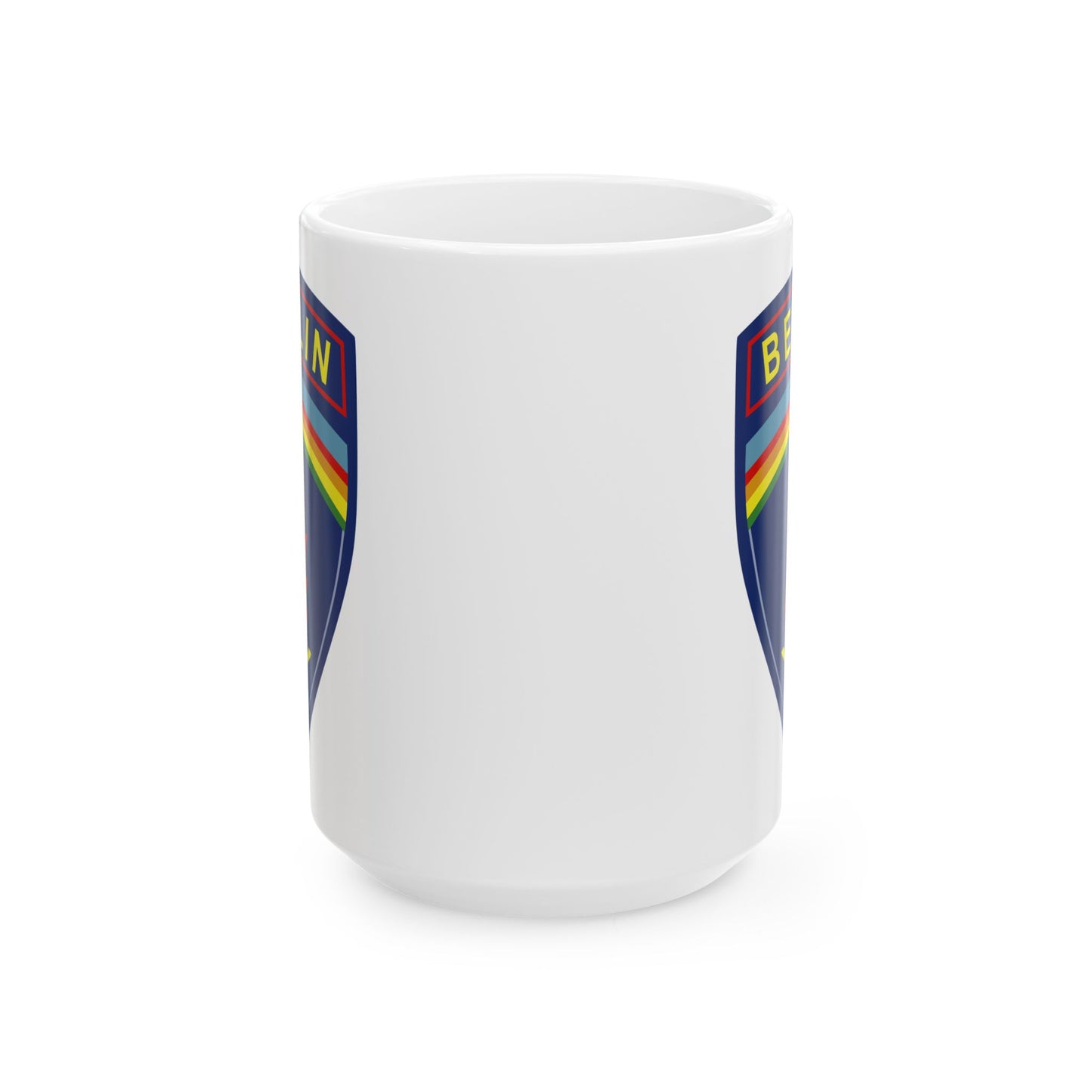 US Army Berlin Brigade Insignia - Double Sided White Ceramic Coffee Mug 15oz by TheGlassyLass.com