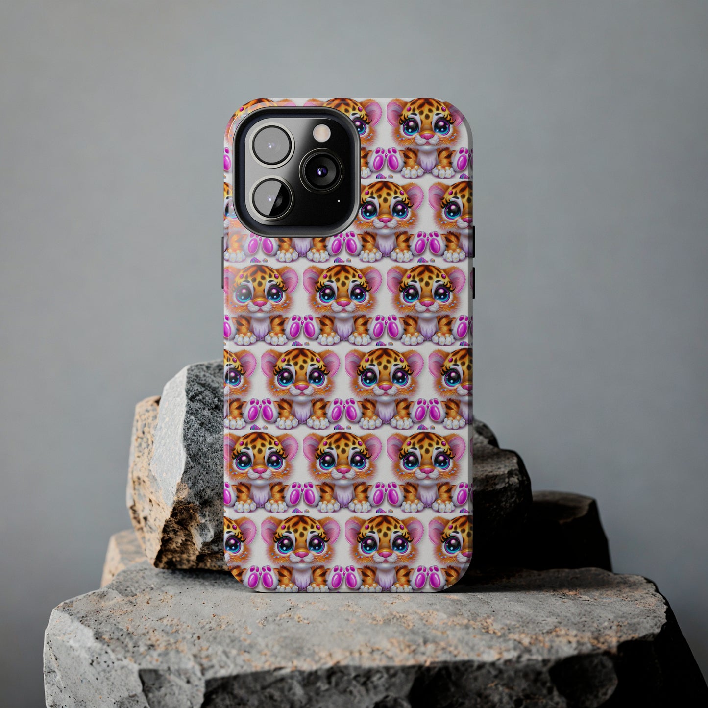 Tiger Cub: iPhone Tough Case Design - Wireless Charging - Superior Protection - Original Designs by TheGlassyLass.com