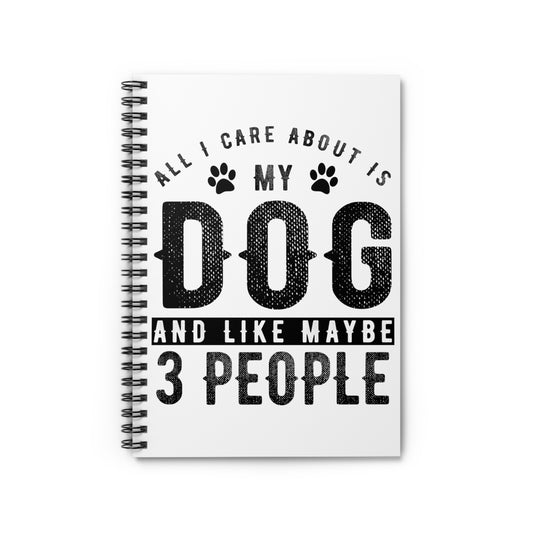 I Like My Dog: Spiral Notebook - Log Books - Journals - Diaries - and More Custom Printed by TheGlassyLass