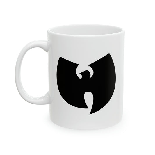 Wu-Tang Black Coffee Mug - Double Sided White Ceramic 11oz by TheGlassyLass.com