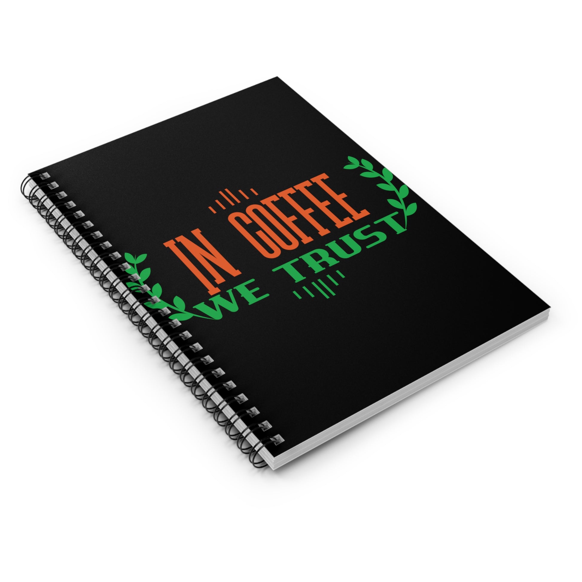 In Coffee We Trust: Spiral Notebook - Log Books - Journals - Diaries - and More Custom Printed by TheGlassyLass