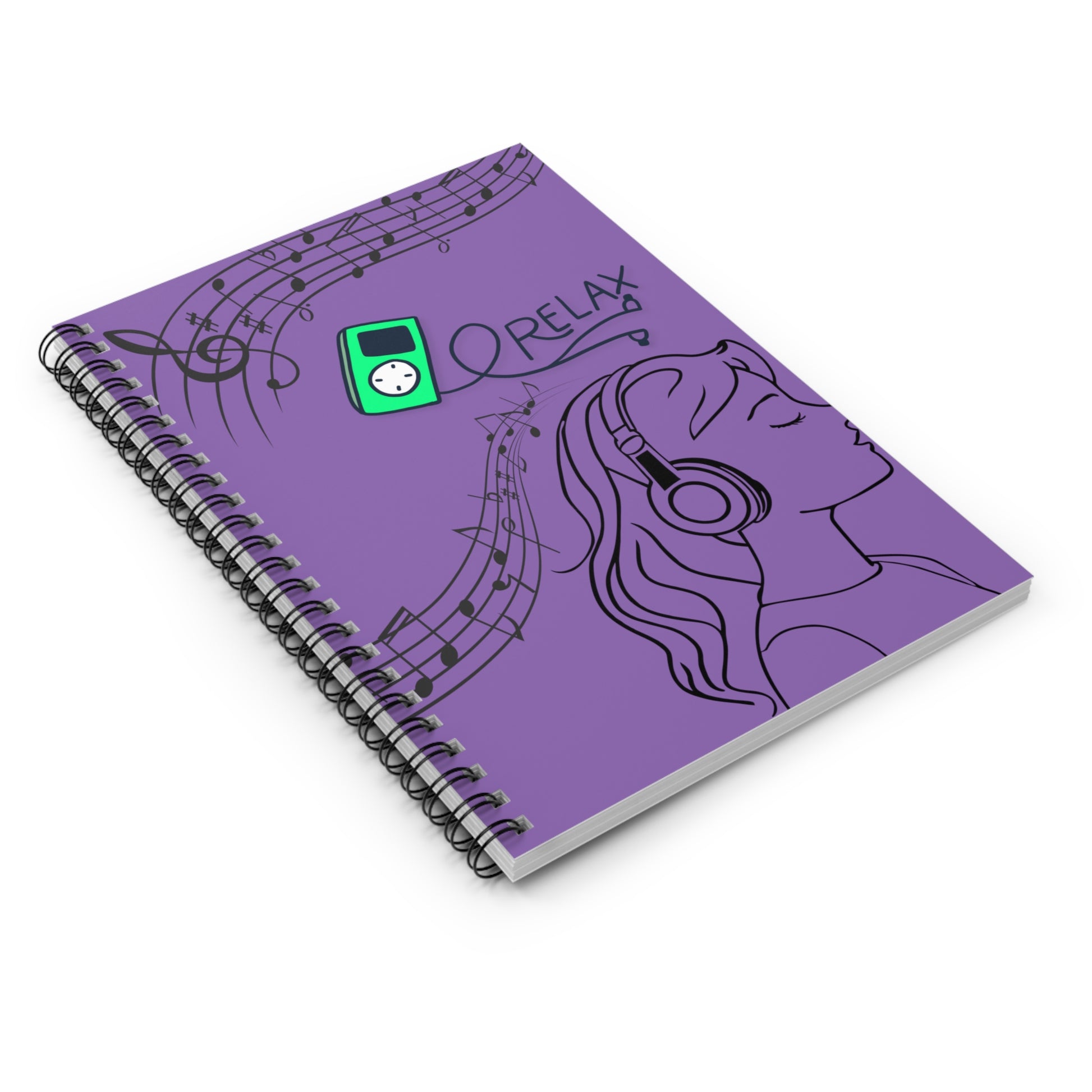 Relax in Solitude: Spiral Notebook - Log Books - Journals - Diaries - and More Custom Printed by TheGlassyLass.com