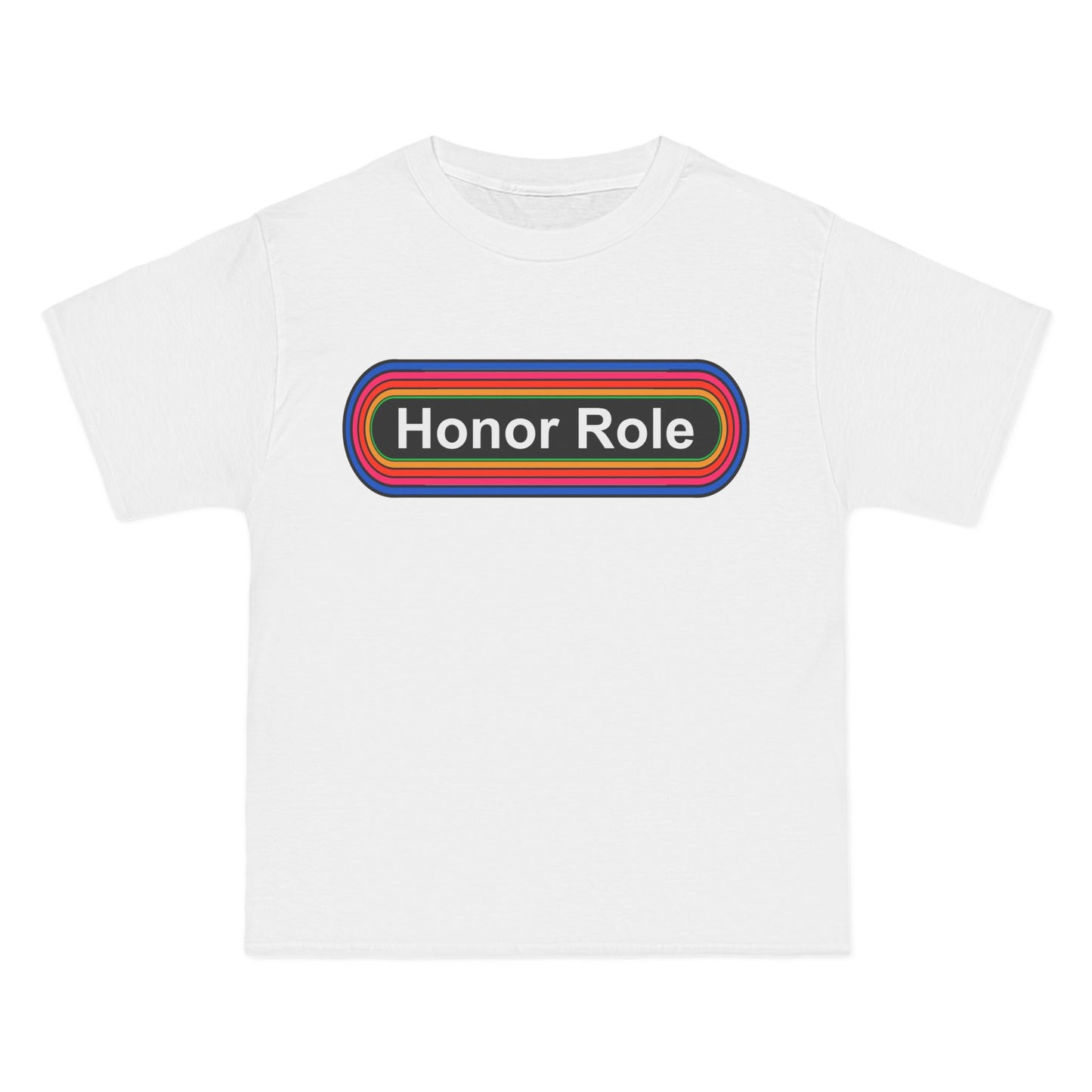 Honor Roll T-Shirt: (Hanes Beefy-T 100% Preshrunk Cotton Custom Printed by TheGlassyLass.com