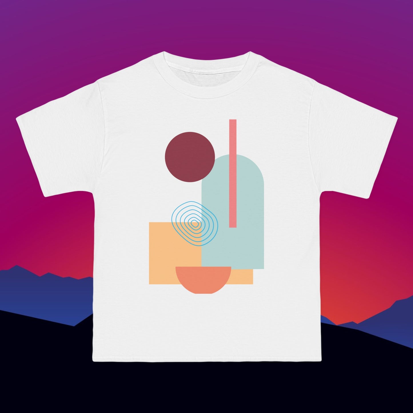 Mission to Mars T-Shirt: (Hanes Beefy-T 100% Preshrunk Cotton Custom Printed by TheGlassyLass.com