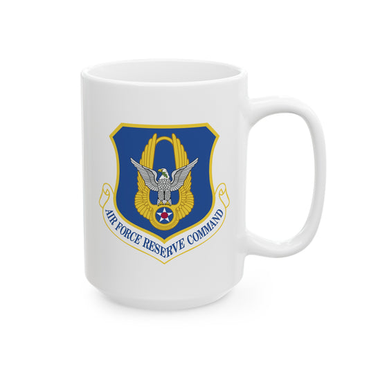 Air Force Reserve Command - Double Sided White Ceramic Coffee Mug 15oz by TheGlassyLass.com