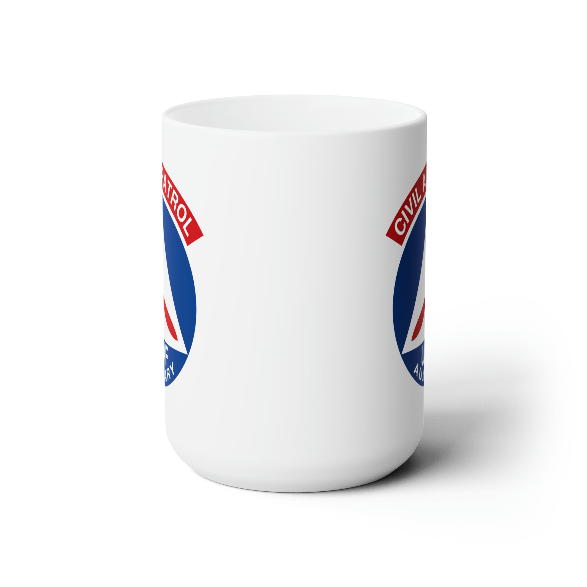 Civil Air Patrol Coffee Mug - Double Sided White Ceramic 15oz by TheGlassyLass