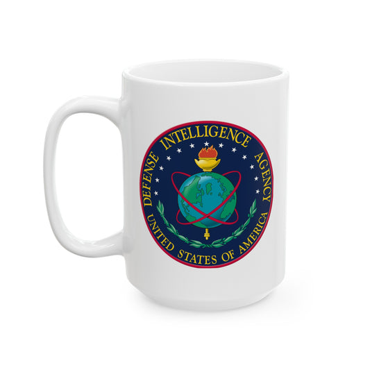 US Defense Intelligence Agency Coffee Mug - Double Sided White Ceramic 15oz by TheGlassyLass.com