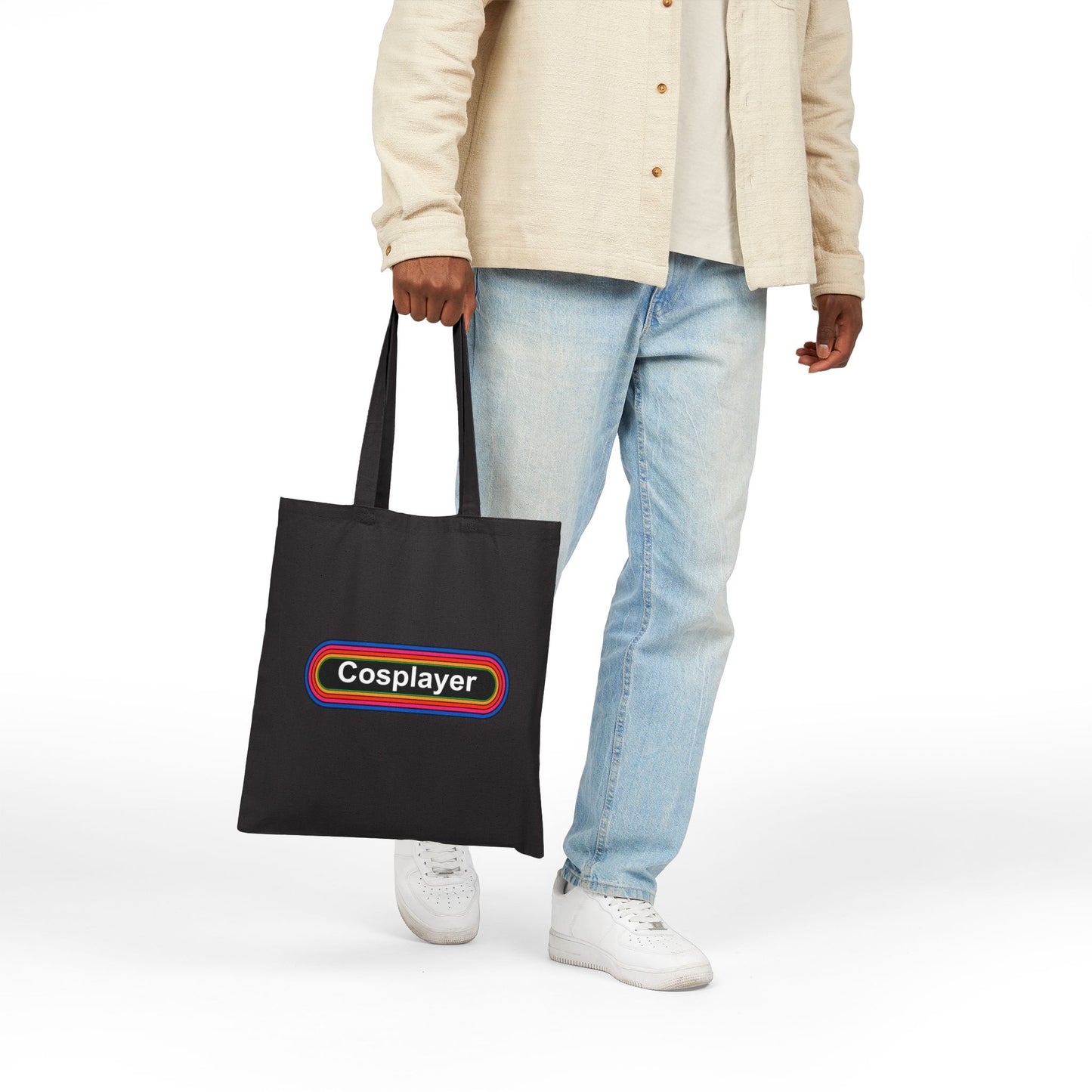 Cosplayer Halloween Tote Bag - Heavyweight 100% Cotton Canvas by TheGlassyLass.com