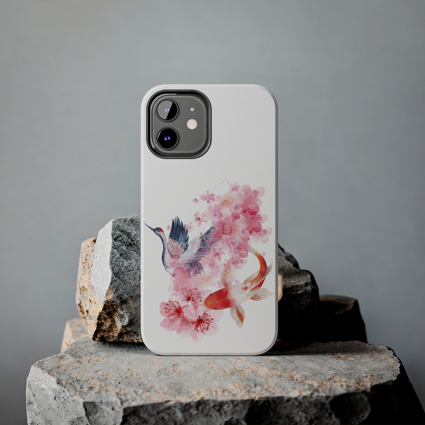 Koi Fish Pond Custom Printed iPhone case by TheGlassyLass.com