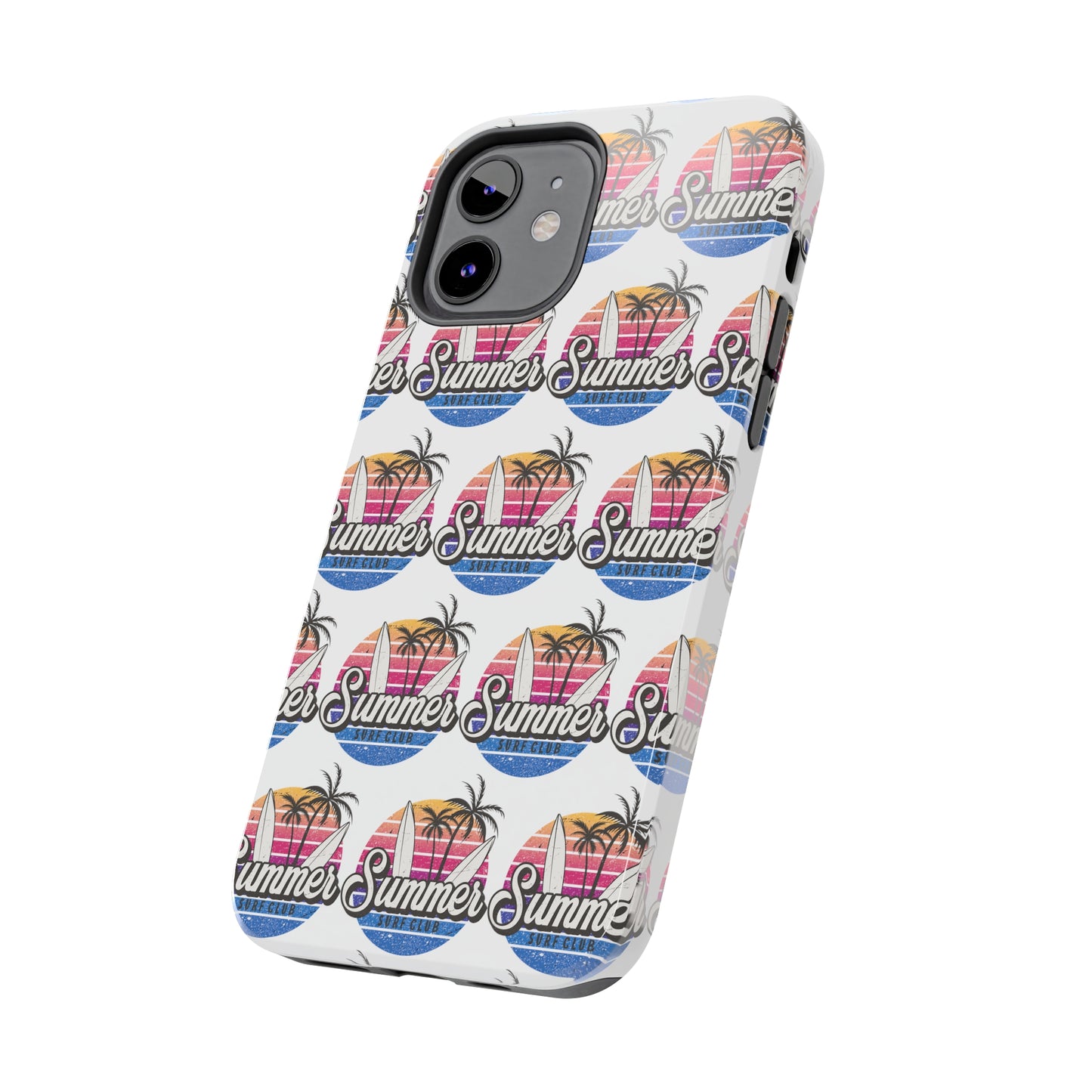 Summer Surf Club: iPhone Tough Case Design - Wireless Charging - Superior Protection - Original Designs by TheGlassyLass.com