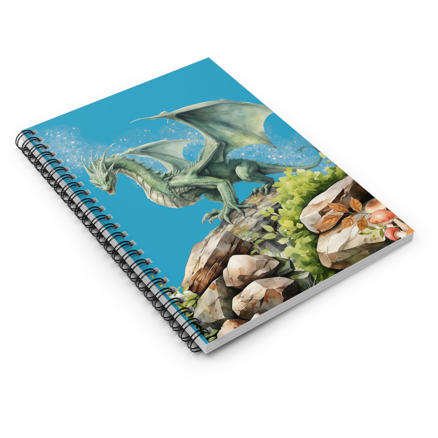 Clear Blue Skies Ahead: Spiral Notebook - Log Books - Journals - Diaries - and More Custom Printed by TheGlassyLass