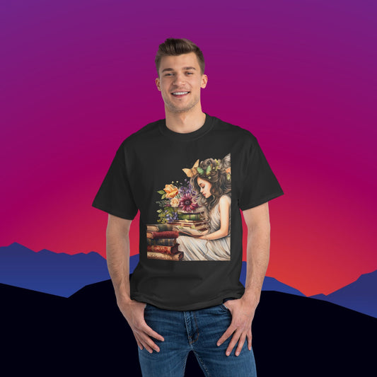 Welcome to Fantasyland T-Shirt: (Hanes Beefy-T 100% Preshrunk Cotton) Custom Printed by TheGlassyLass.com