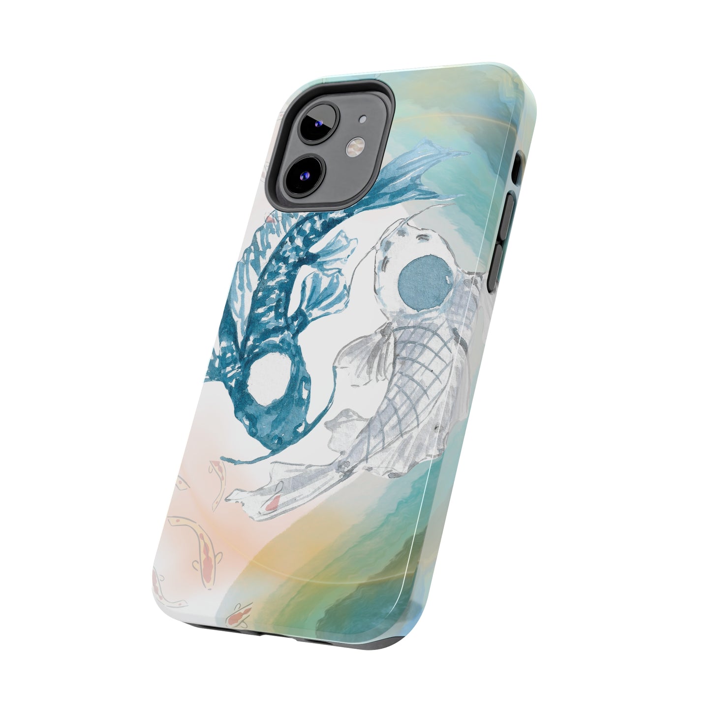 Koi Fish Custom Printed iPhone case by TheGlassyLass.com