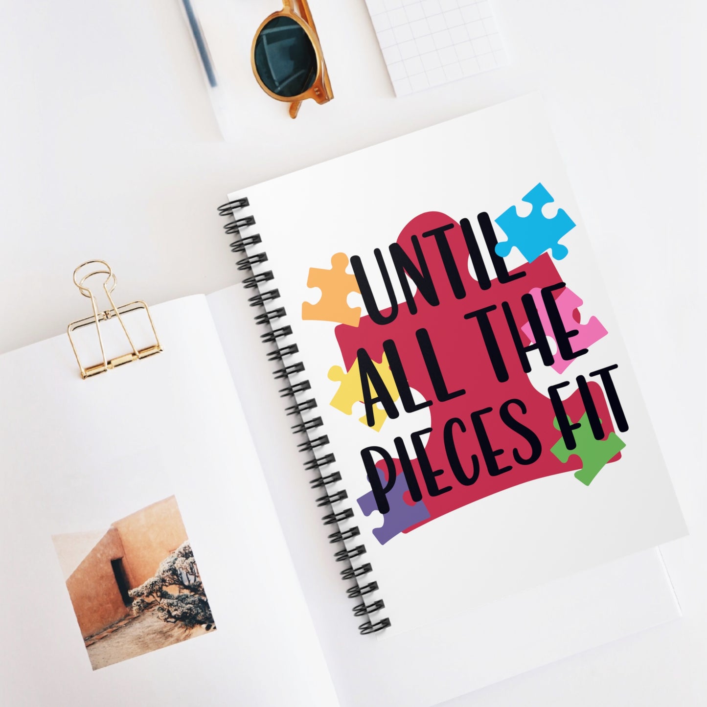 Autism Aware: Spiral Notebook - Log Books - Journals - Diaries - and More Custom Printed by TheGlassyLass