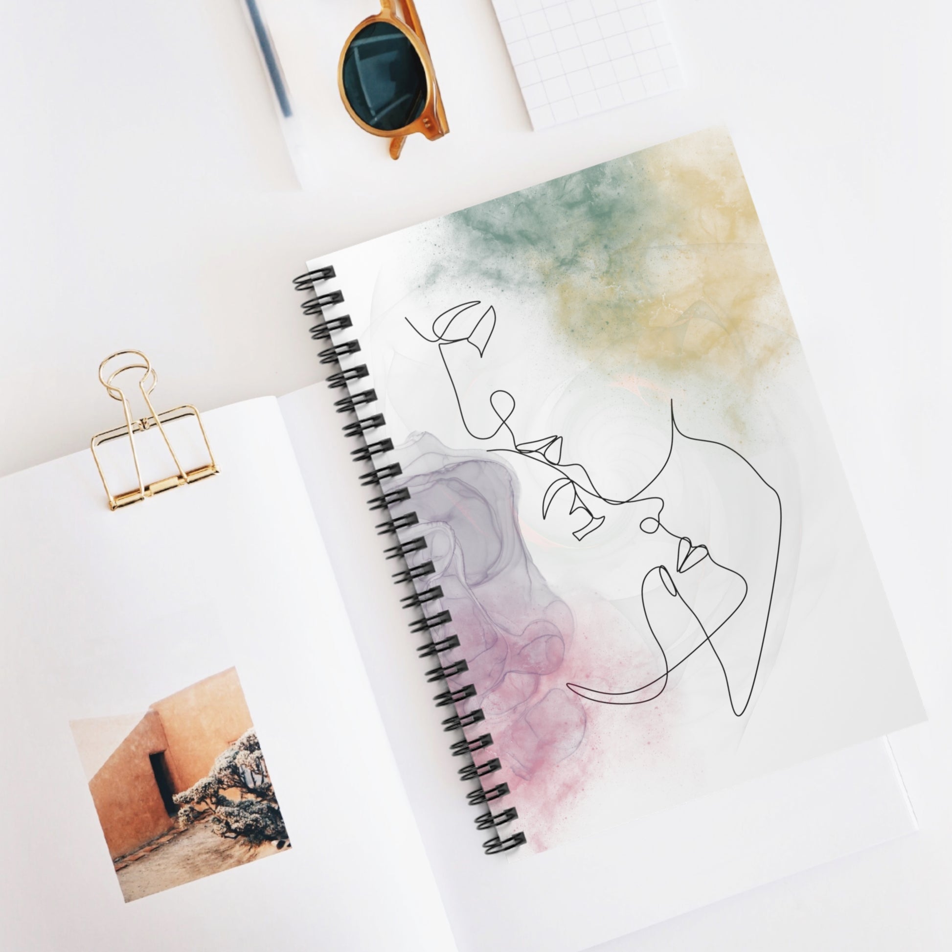 Lover's Kiss: Spiral Notebook - Log Books - Journals - Diaries - and More Custom Printed by TheGlassyLass