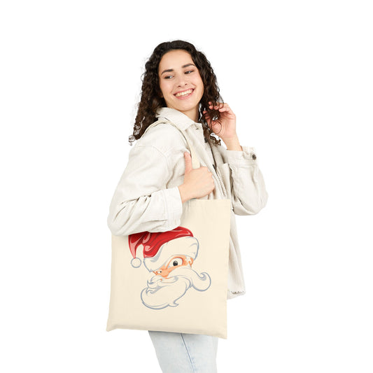Angry Santa Tote Bag - Heavyweight 100% Cotton Canvas by TheGlassyLass.com