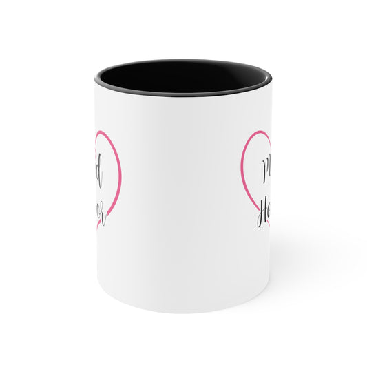 Maid of Honor Coffee Mug - Double Sided Black Accent Ceramic 11oz by TheGlassyLass.com