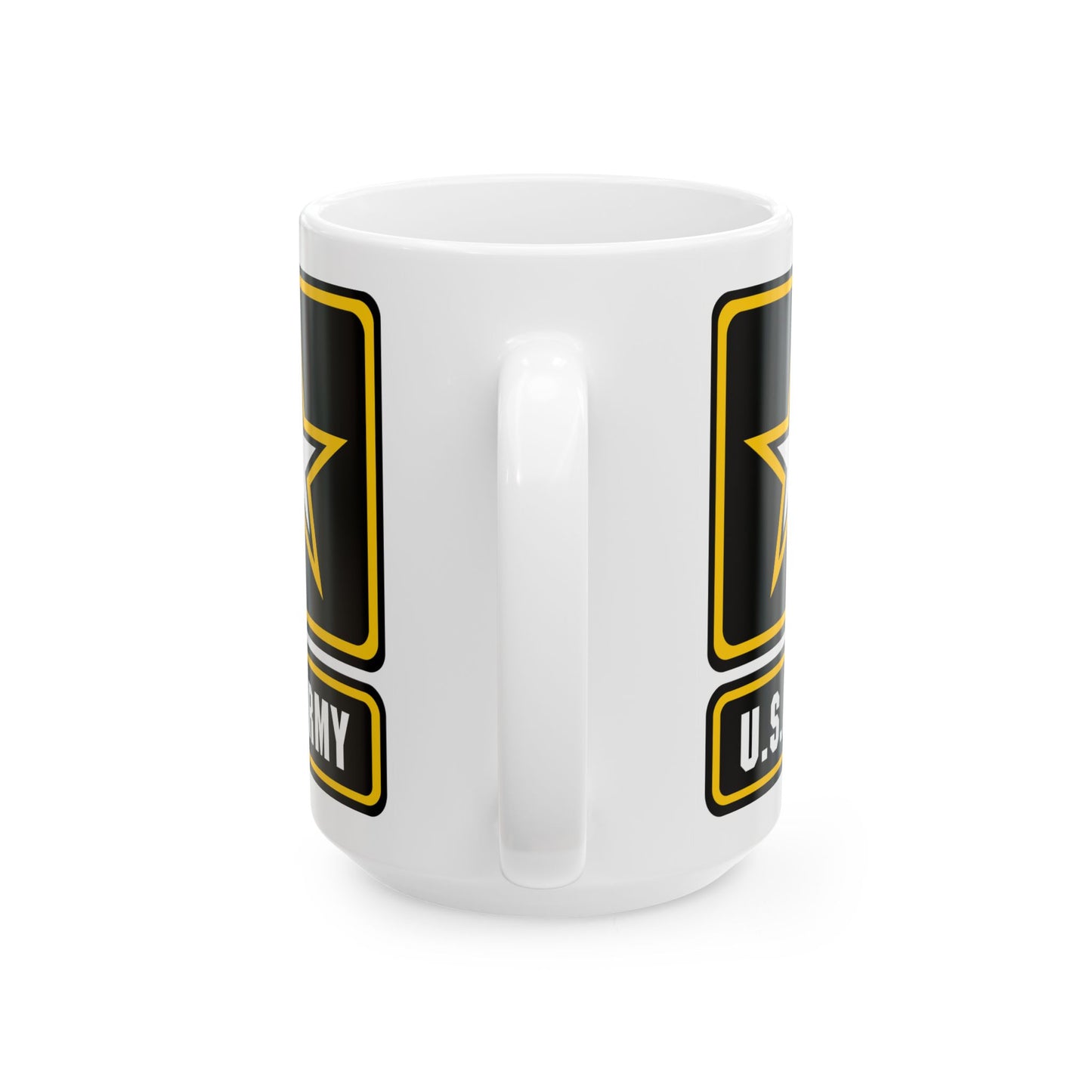 US Army Seal Coffee Mug - Double Sided Print, White Ceramic, 15oz by TheGlassyLass.com