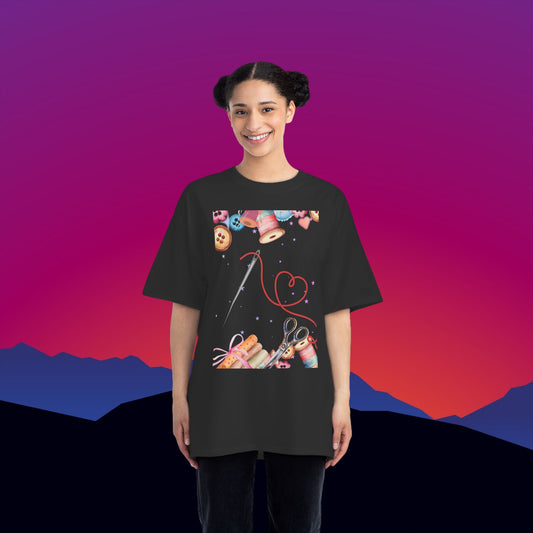 Seamstress Love T-Shirt: (Hanes Beefy-T 100% Preshrunk Cotton Custom Printed by TheGlassyLass.com