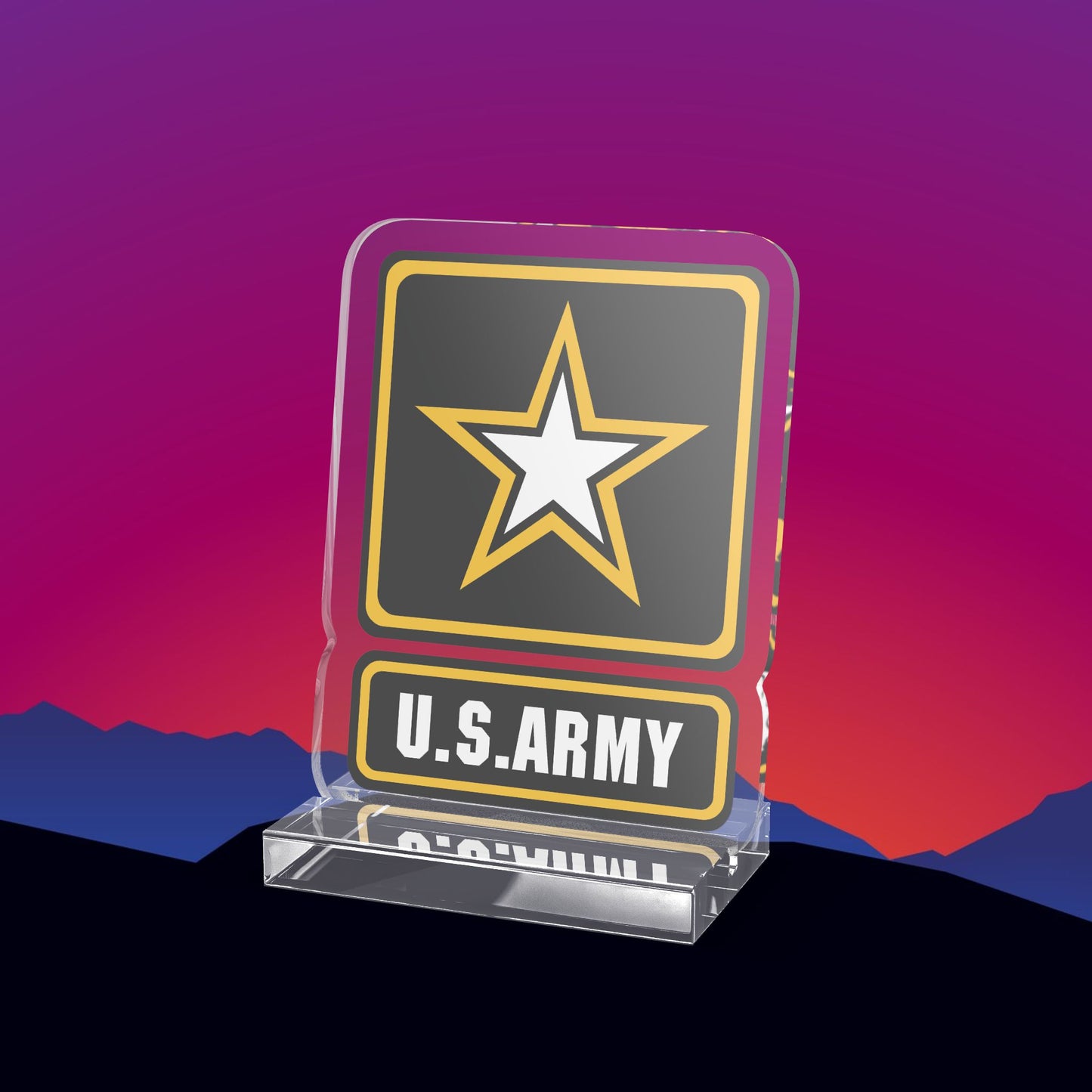 U.S. Army Acrylic Standee by TheGlassyLass.com