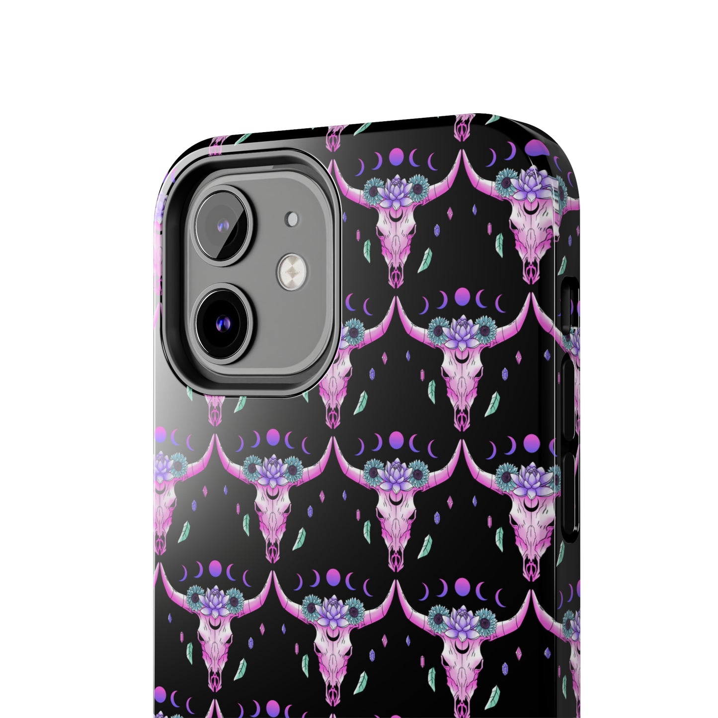 Crystal Skull Moon: iPhone Tough Case Design - Wireless Charging - Superior Protection - Original Graphics by TheGlassyLass.com