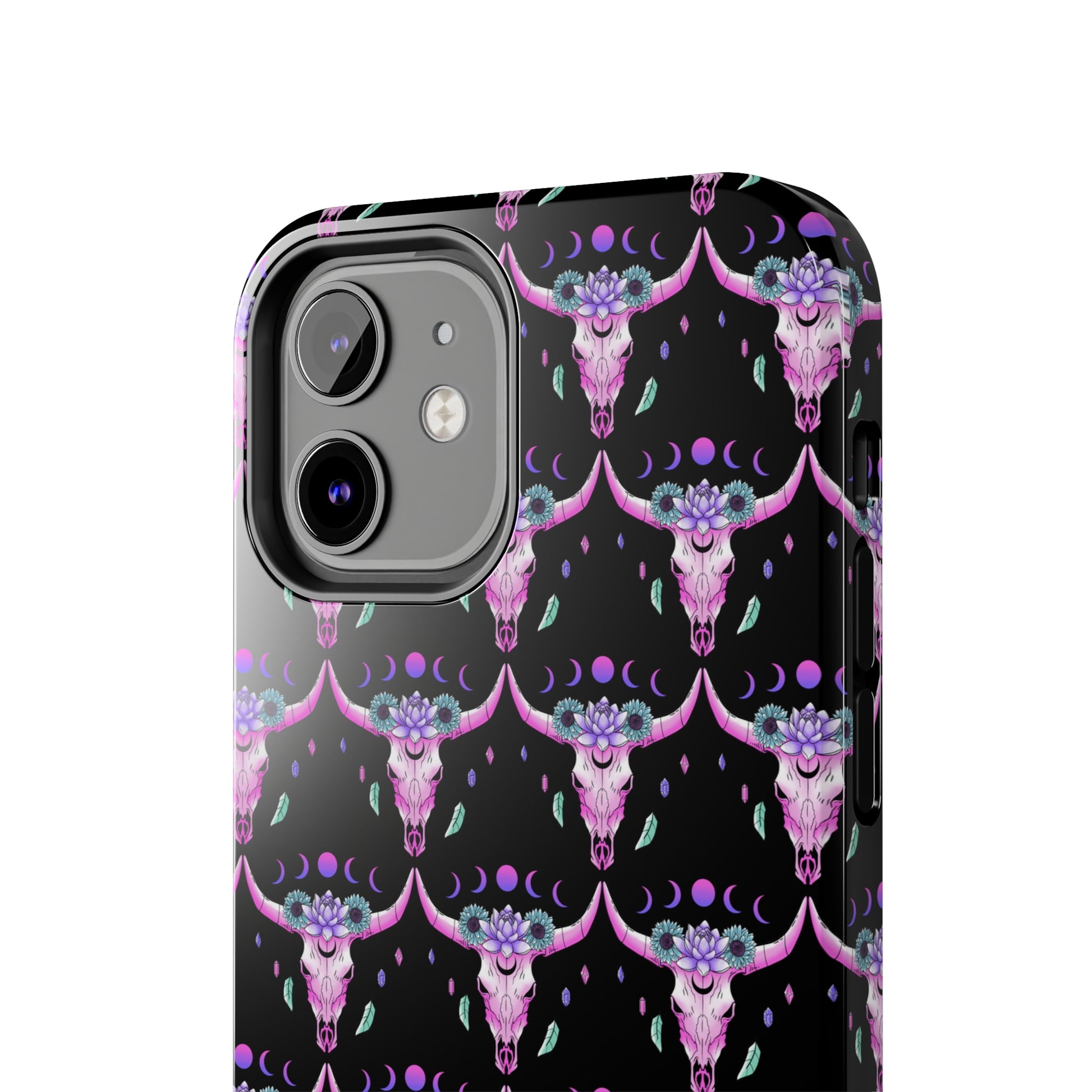 Crystal Skull Moon: iPhone Tough Case Design - Wireless Charging - Superior Protection - Original Graphics by TheGlassyLass.com