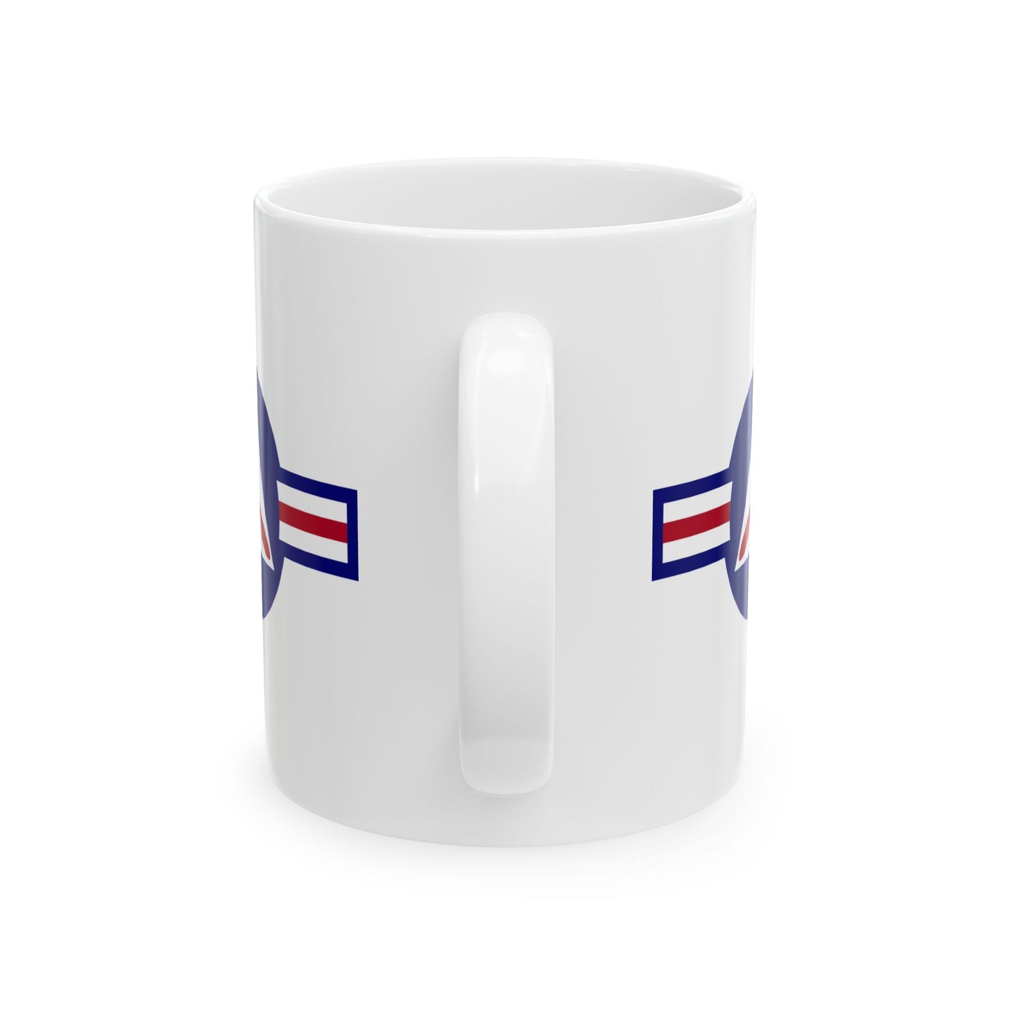 Civil Air Patrol Roundel Coffee Mug - Double Sided Print, White Ceramic, 11oz by TheGlassyLass.com
