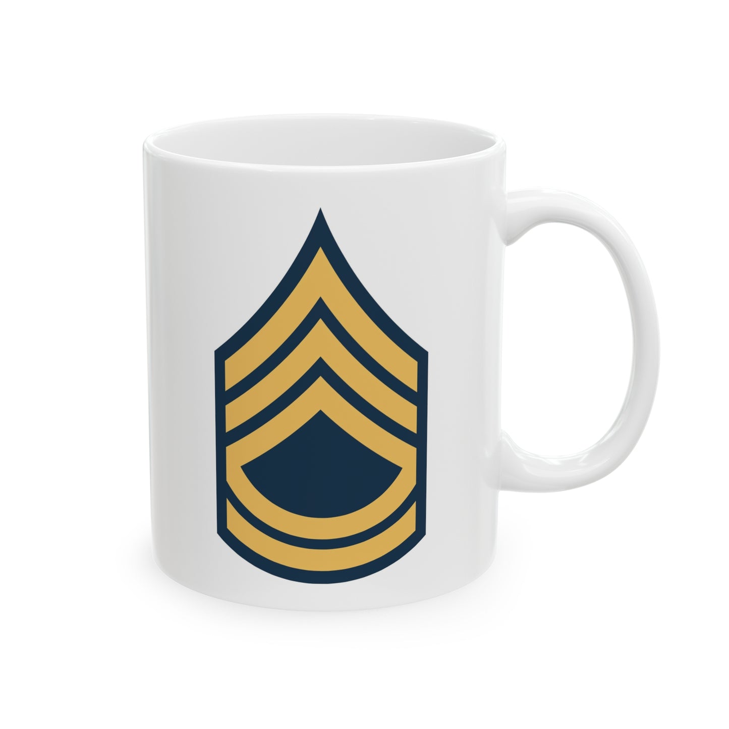 US Army Sergeant 1st Class Coffee Mug - Double Sided Print White Ceramic Mug 11oz by TheGlassyLass.com