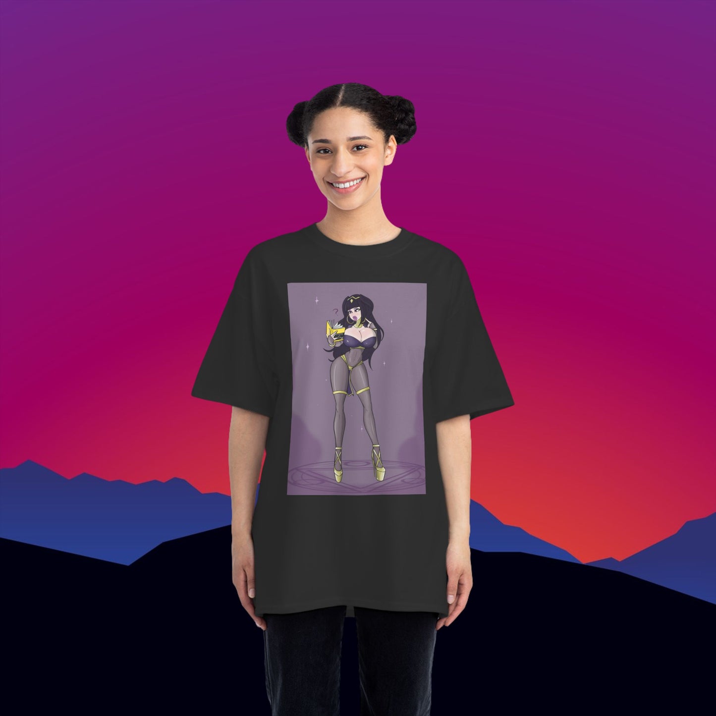 Necromancer T-Shirt: (Hanes Beefy-T 100% Preshrunk Cotton) Custom Printed by TheGlassyLass.com